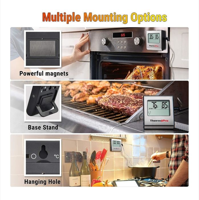 Termometro da cucina, ThermoPro, TP-16S, cottura, digitale, timer, son