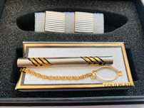 Комплект Gold Plated - Ръкавели с Игла-позлатени и втори ръкавели