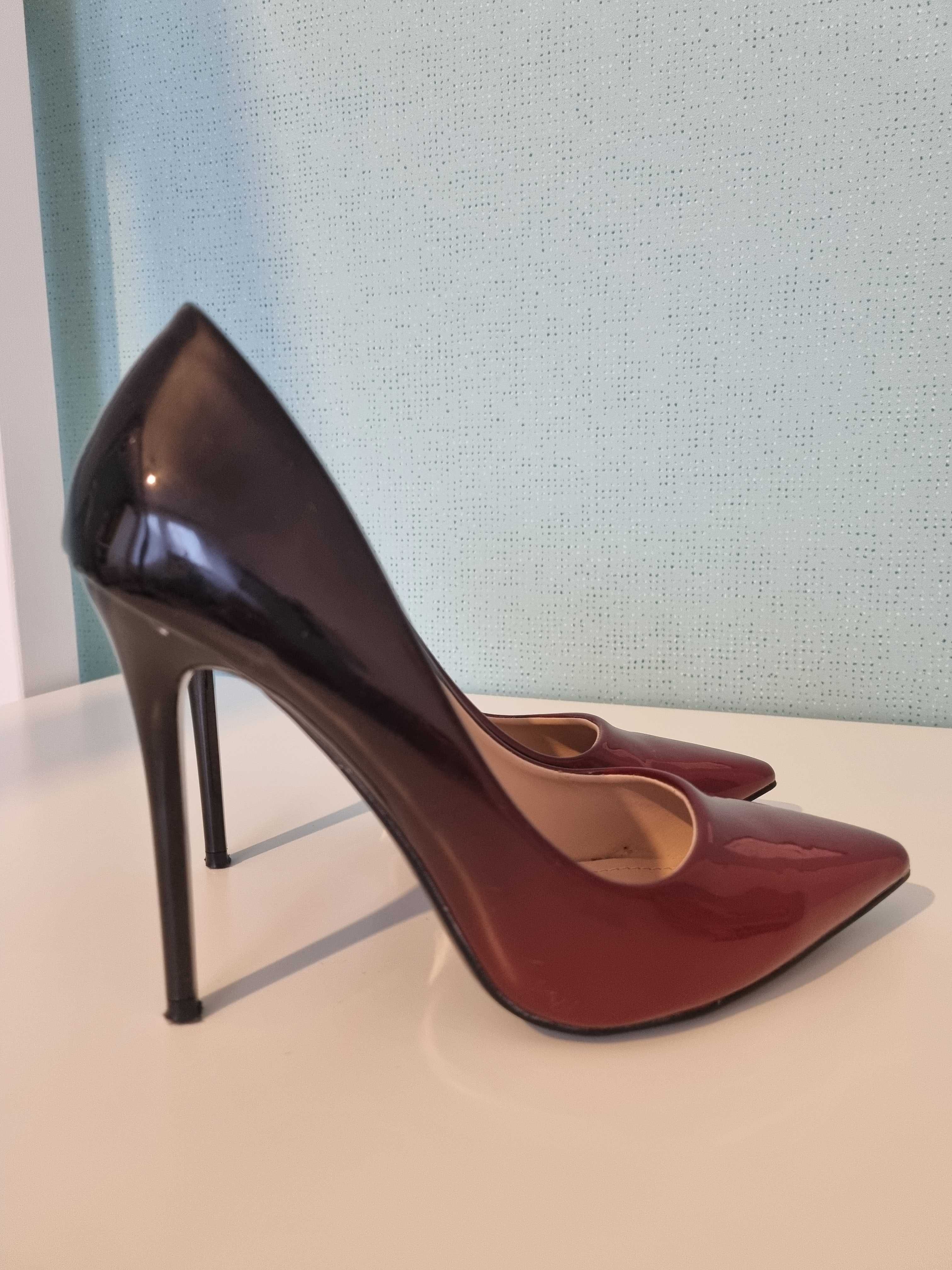 Pantofi stiletto cu toc subtire, 37