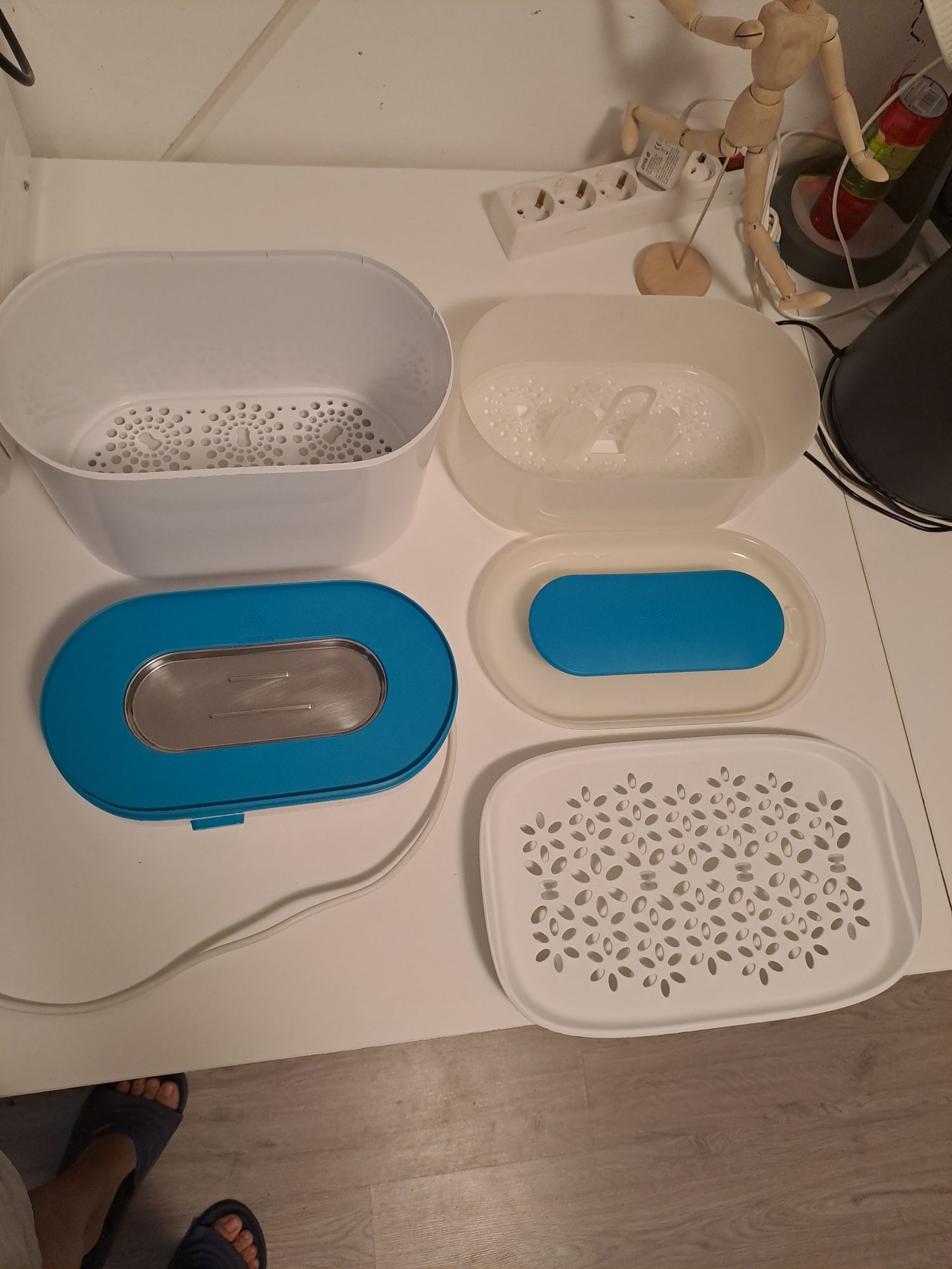 Sterilizator Avent 3 in 1 + tavita pentru biberoane