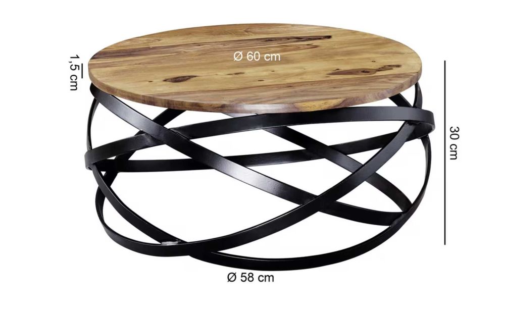 Masa de cafea din lemn masiv NOUA, import Germania