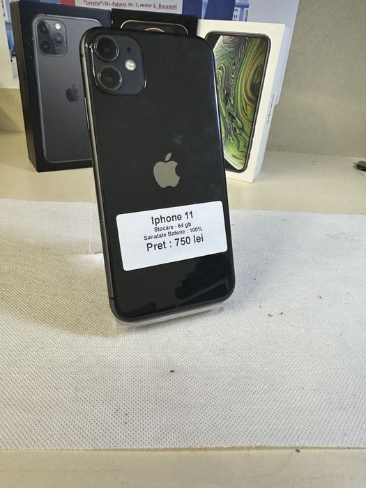 Iphone 11 / 64 gb / 100% baterie / garantie