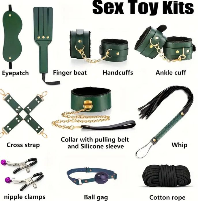 BDSM кожен комплект за двойки