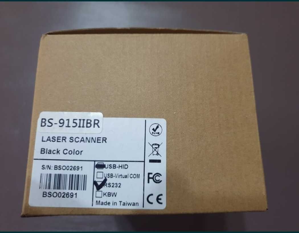 Cititor coduri de bare/laser scanner Birch, Nou