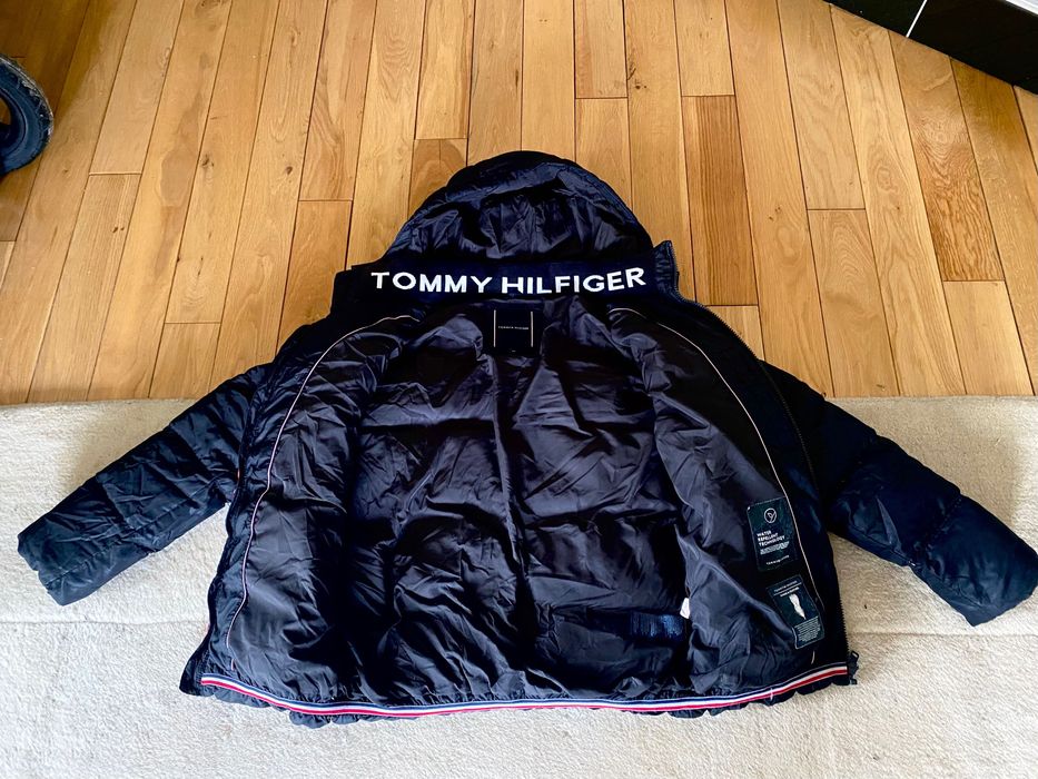 Черно Зимно яке Tommy Hilfiger, за момче, 164см