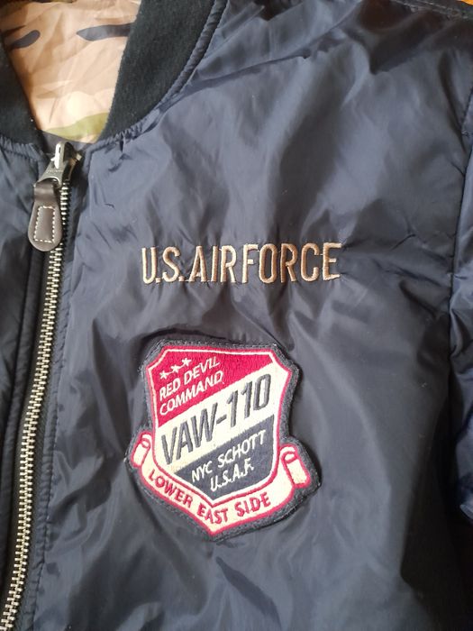 SCHOTT USA мъжки двулицев бомбър M- L размер.