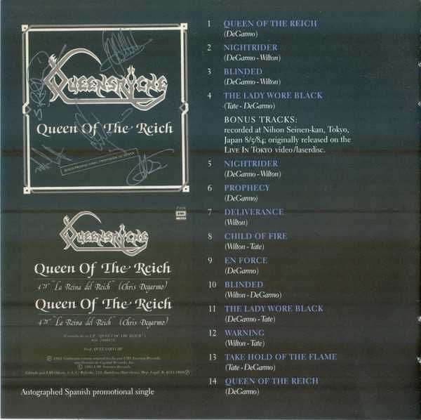 CD Queensryche - Queensryche 1982 Reissue, Remastered