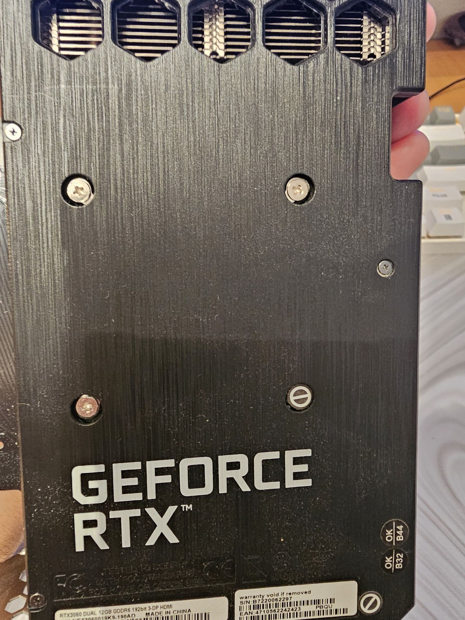 rtx3060 palit dual.