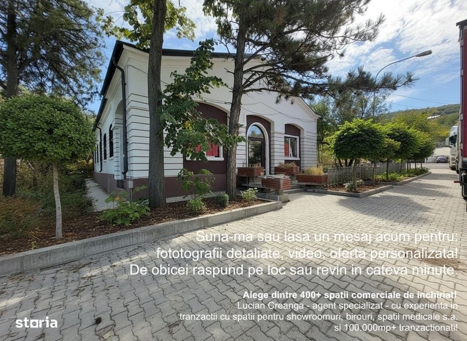 Spatii/ cladire/ showroom de la 30mp la 212mp, sos. Iasi - Tomesti