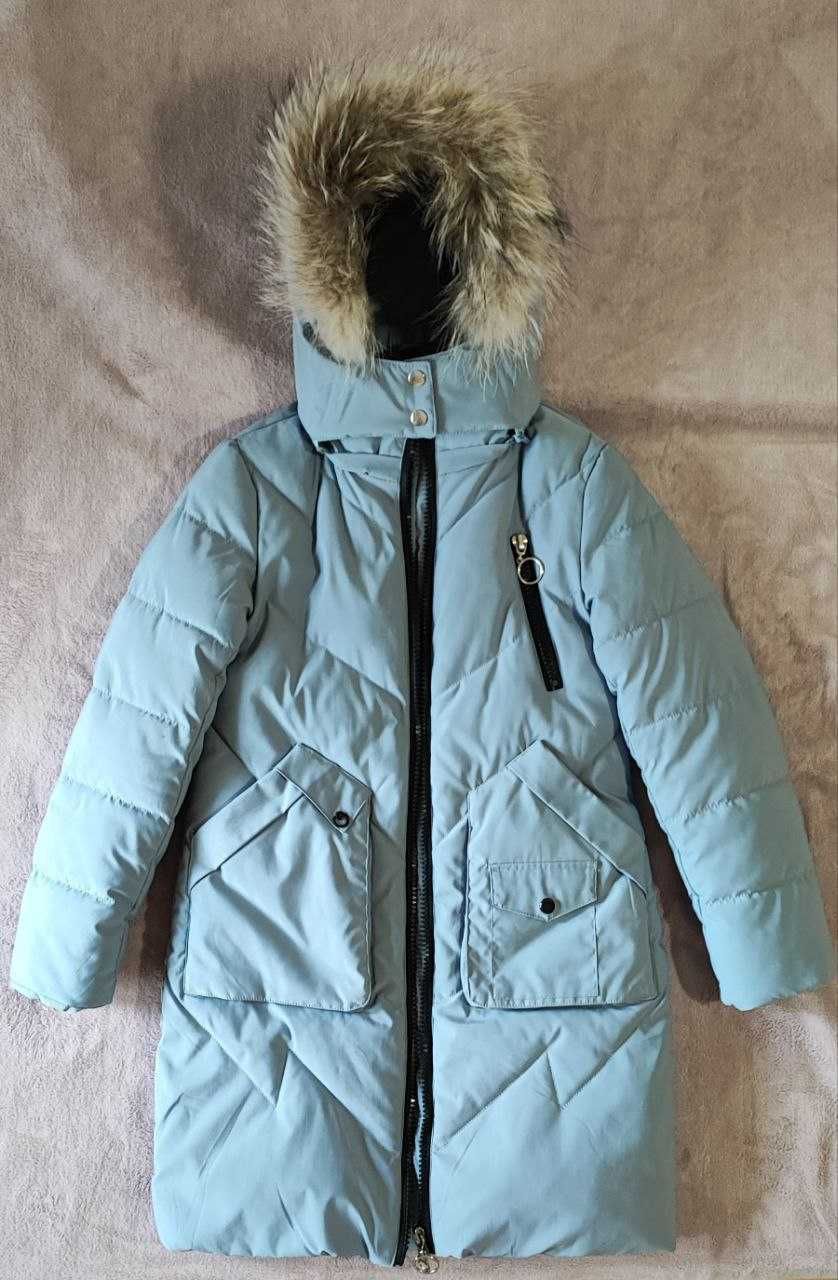 Куртка зимняя, пуховик (размер 146)