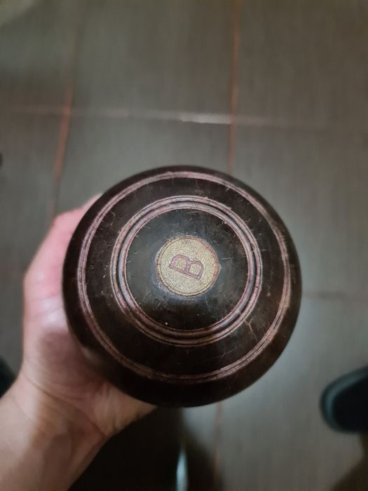 Bila bowling vintage, lemn de colectie,1950, usa