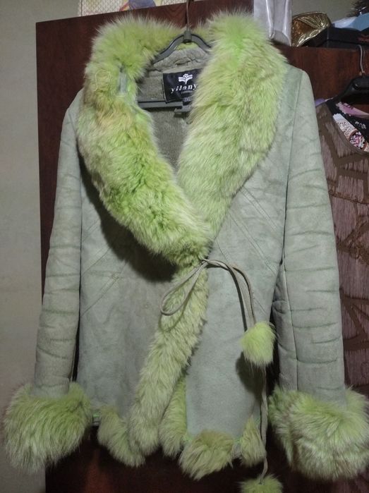 Зимние дубленка б/у