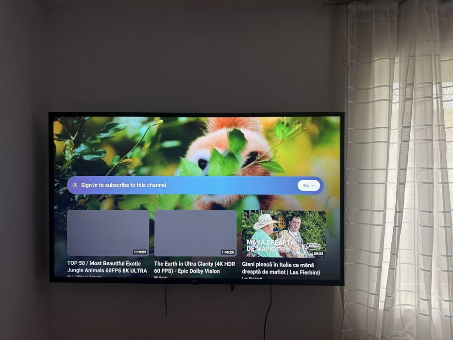 Smart tv Lg 4k diagonala 140