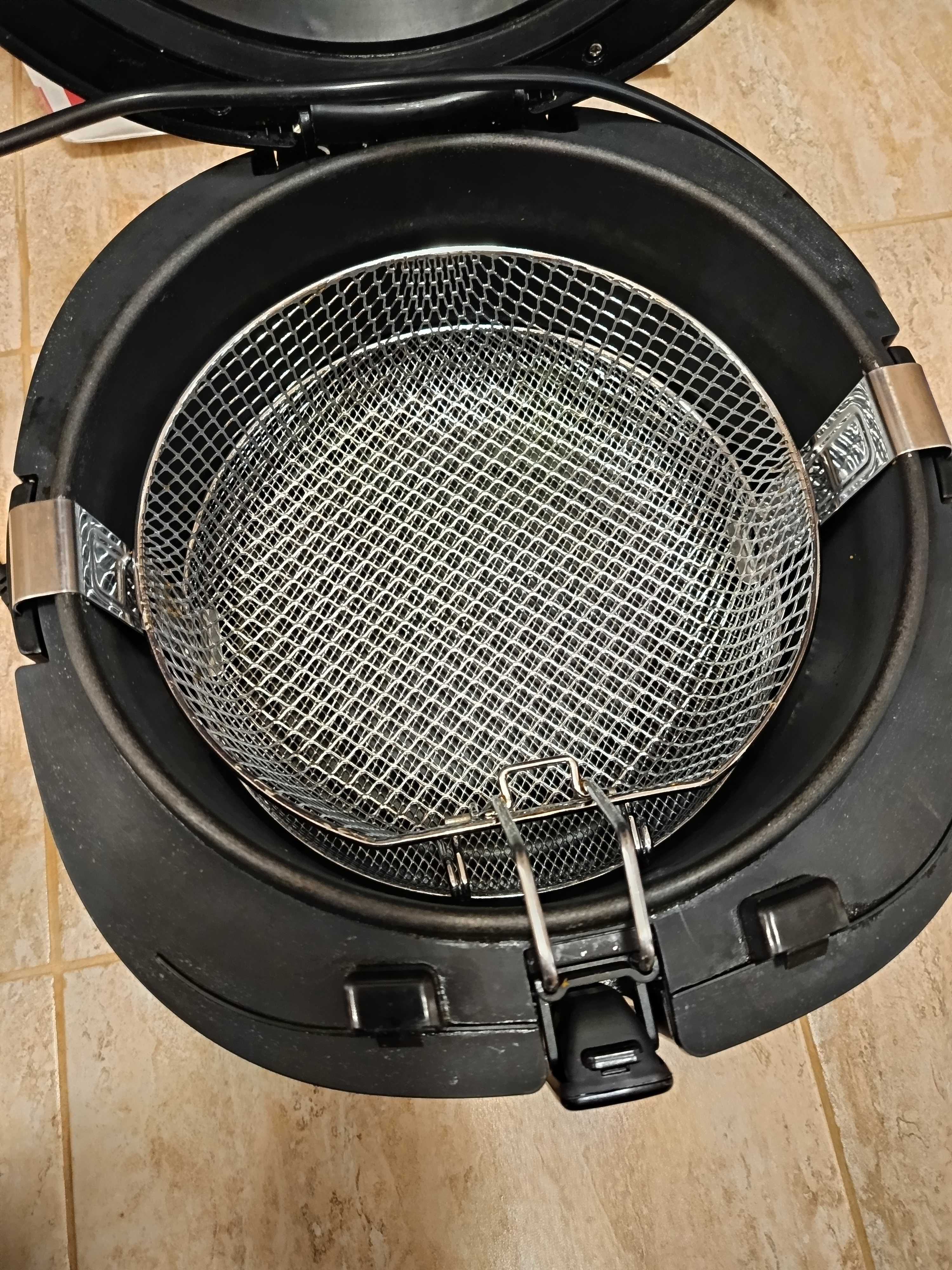 Фритюрник Tefal One Filtra Inox FF175D71, 1900 W, 2.1 л, Инокс/Черен