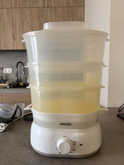 Philips уред за готвене на пара с 3 отделения