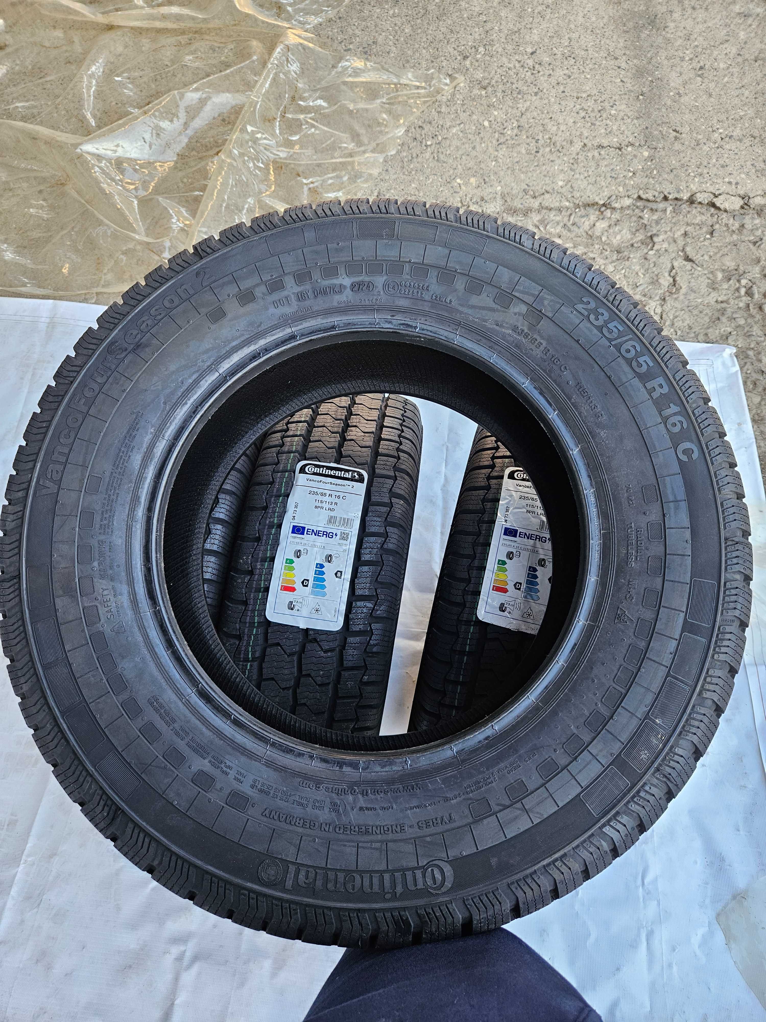 Нови бусови гуми 235/65R16C Continental FourSeason 2 115R 300лв. с ДДС