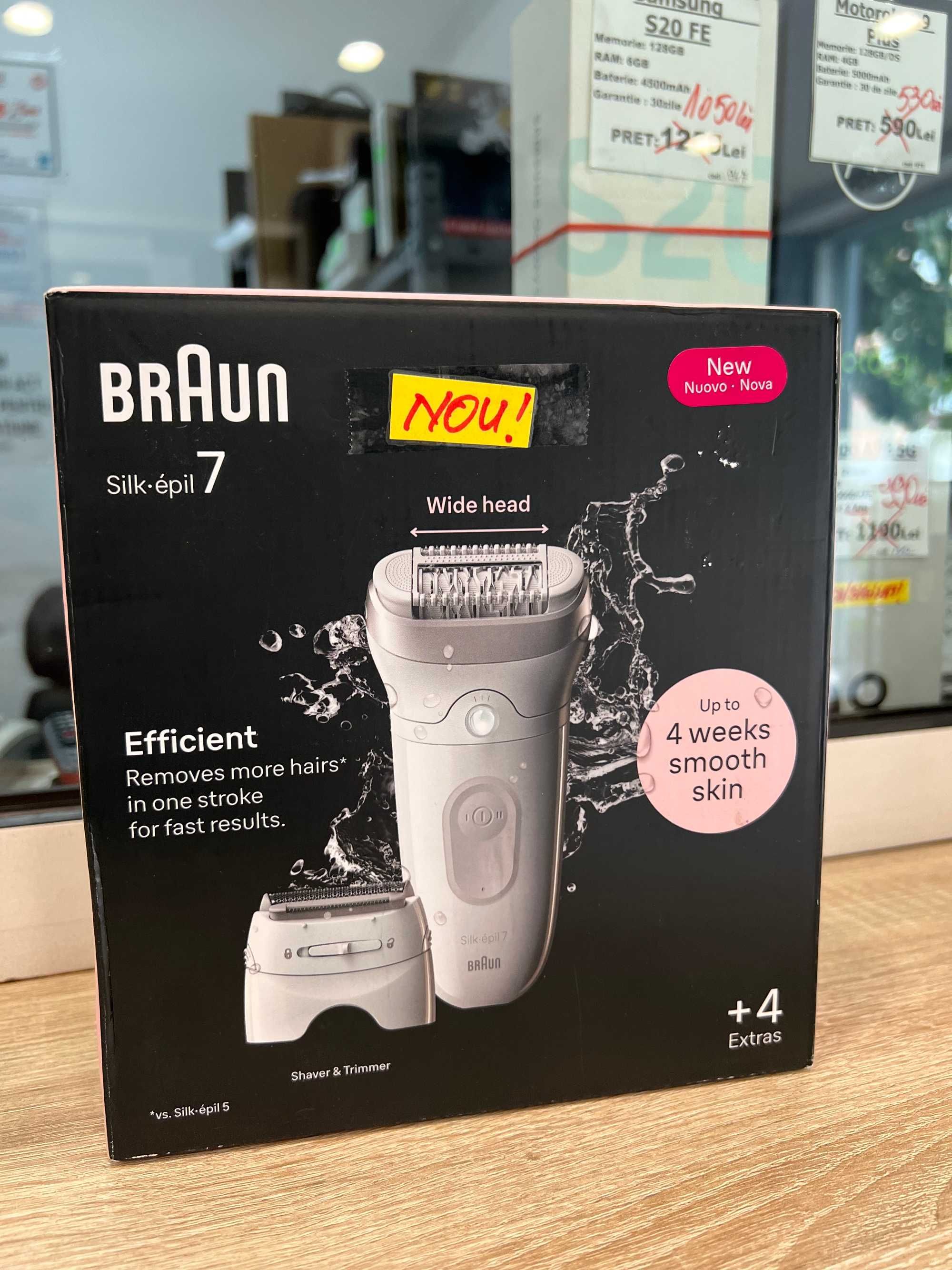 Epilator Braun Slik-epil 7, NOU!