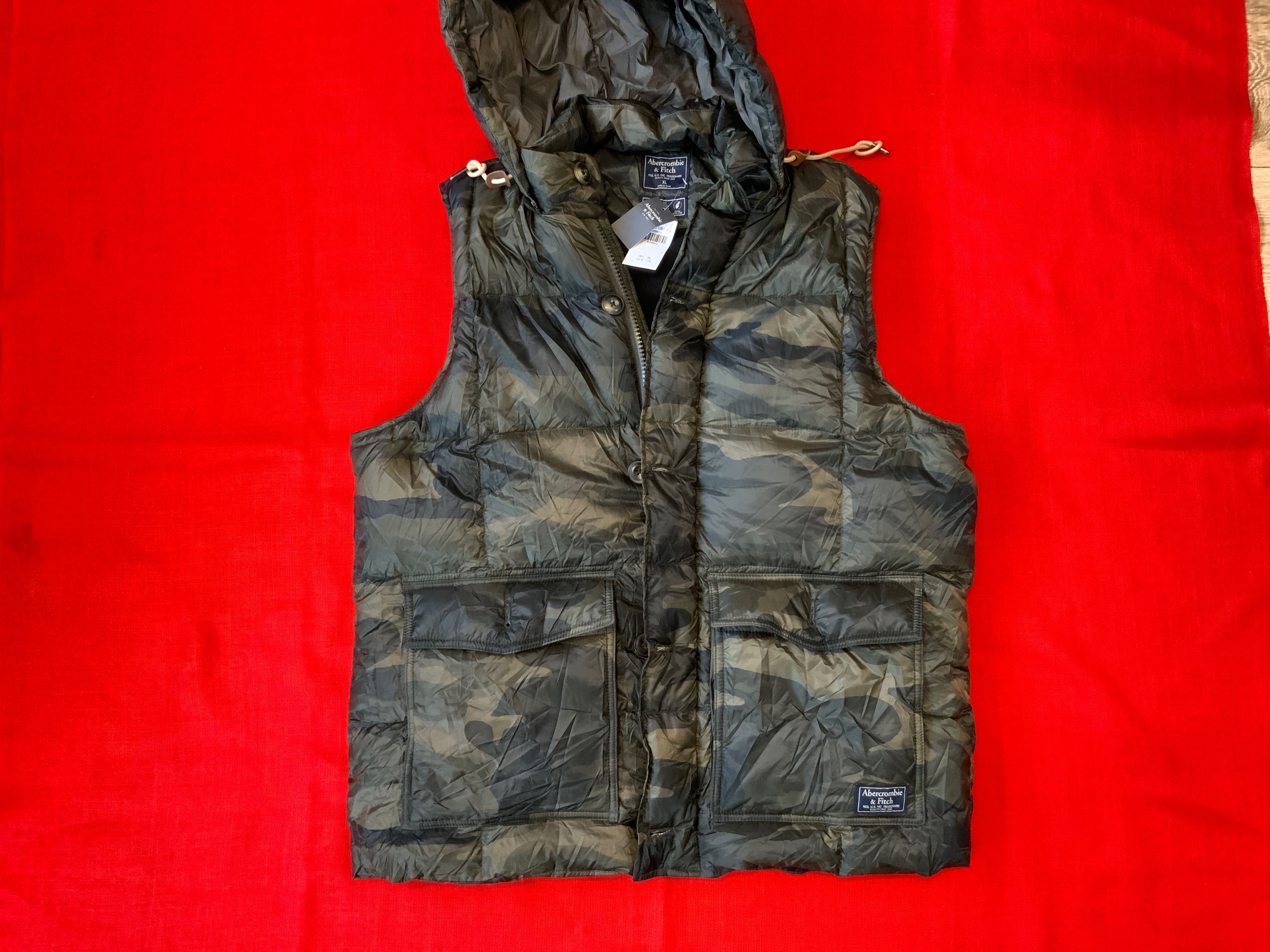 Abercrombie&Fitch-оригинален пухен елек 54хл