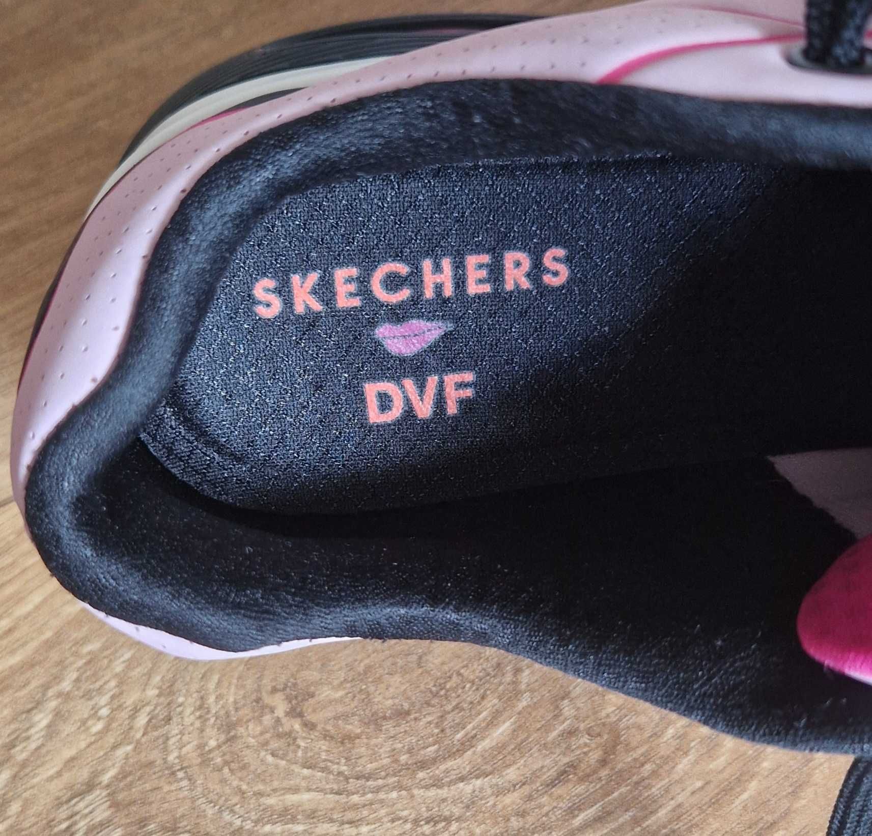 Дамски маратонки Skechers DVF, номер 38, розово-черни – стил и комфорт