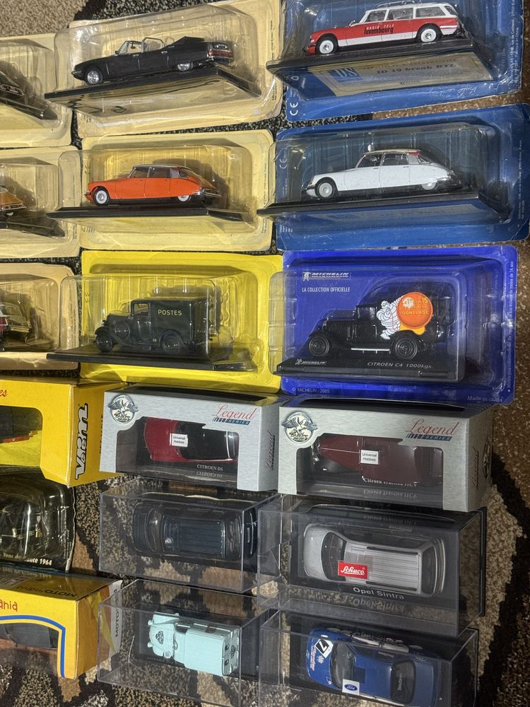 Machete Citroen, Opel, Ford, Audi lot de 18 buc la scala 1/43