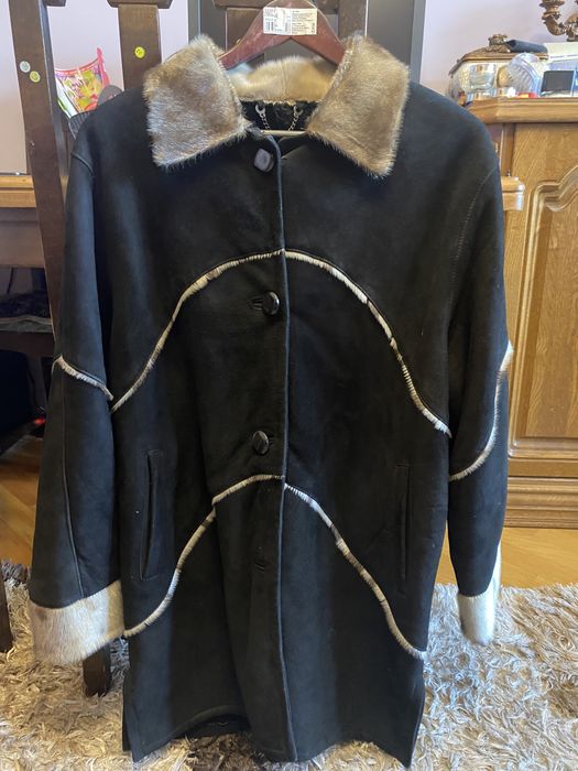 Натуральная дубленка с нерпой. Турция