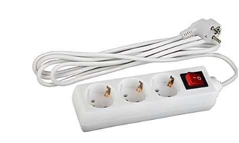 Prelungitor Electric cu 3 prize, Cablu 10 metri si Cablu 5 metri
