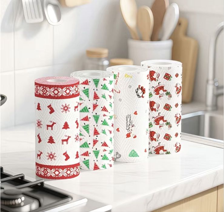 Бумажные полотенца Новый Год