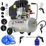 Compresor aer 25L litri 8bar 300L/min+scule pneumatice (TA300N+)