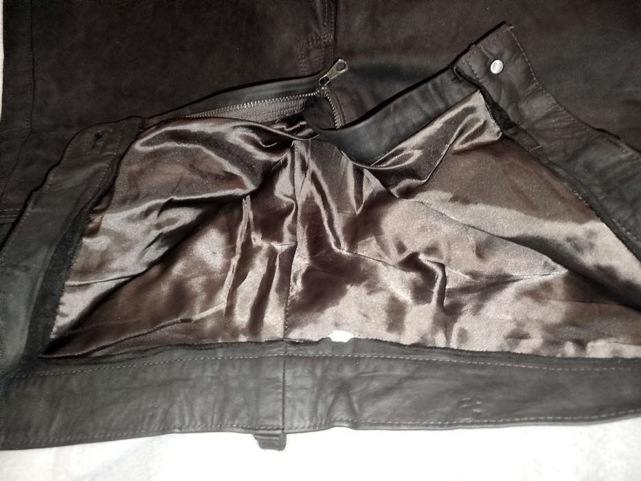 Pantaloni piele naturala barbati