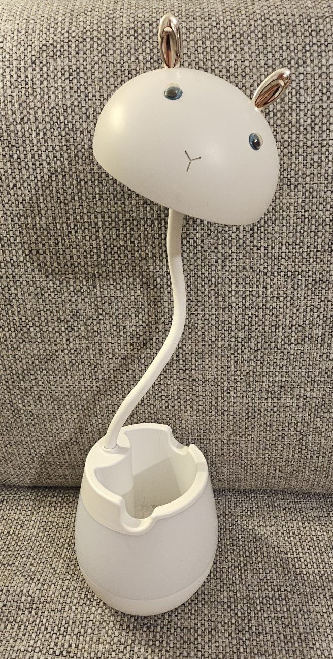 Lampa USB birou + lumina ambientala si suport creioane