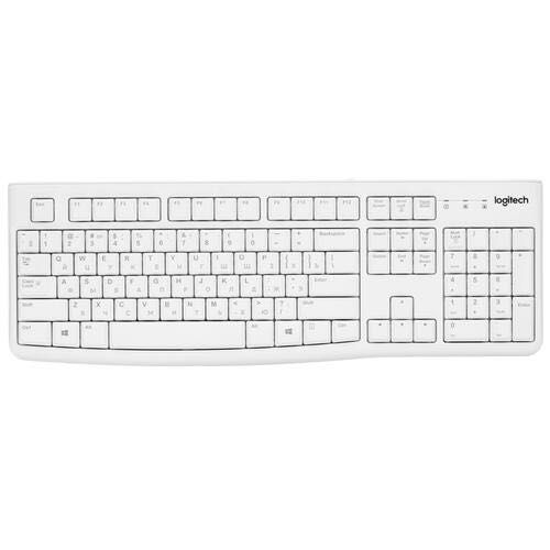 Клавиатура+мышь проводная Logitech Desktop MK120  RU (Белый)