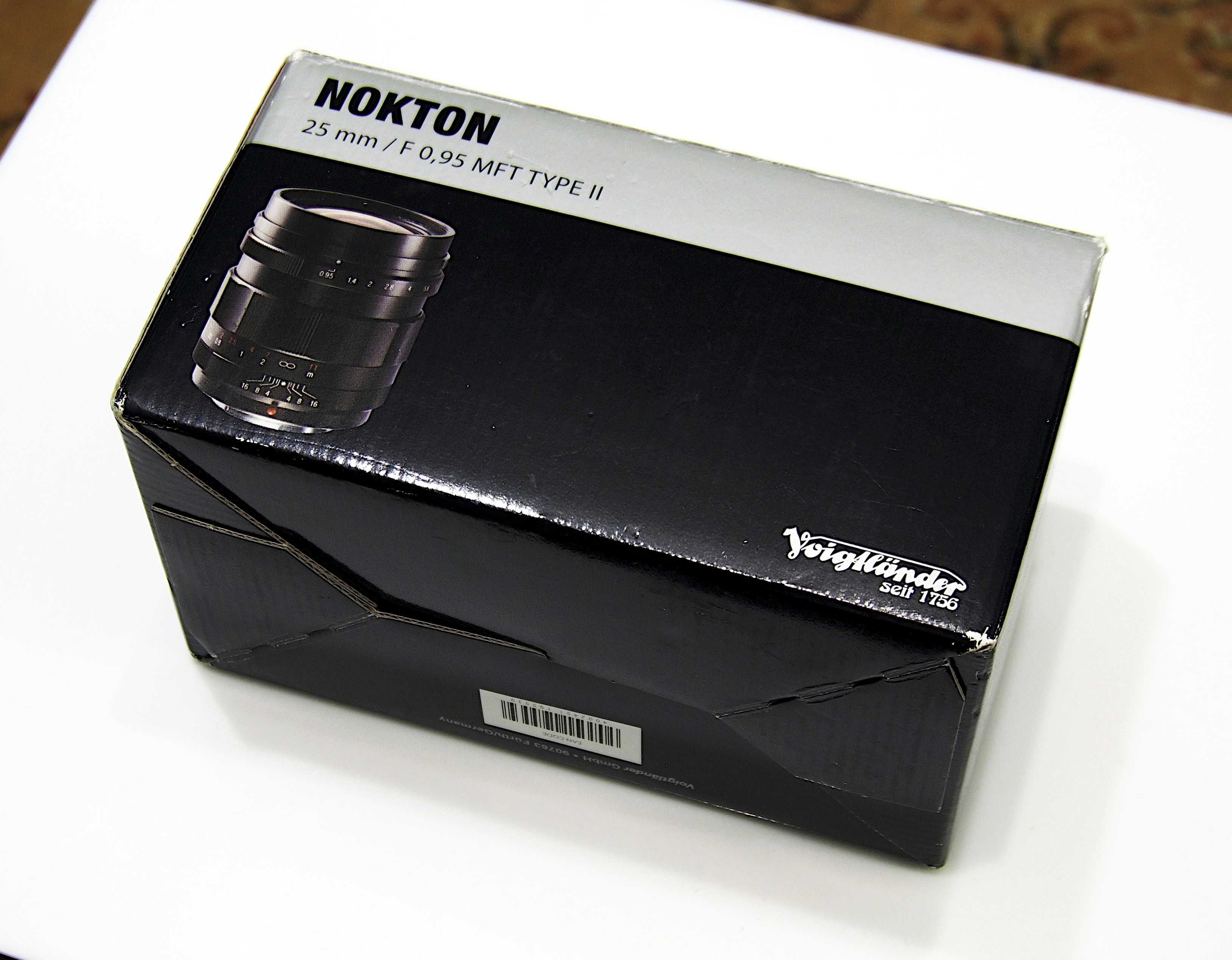 Voigtlander Nokton 25mm /f0.95 Type II MFT