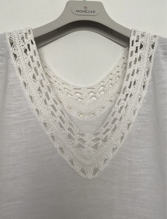 Tricou damă cu model special tip croșet