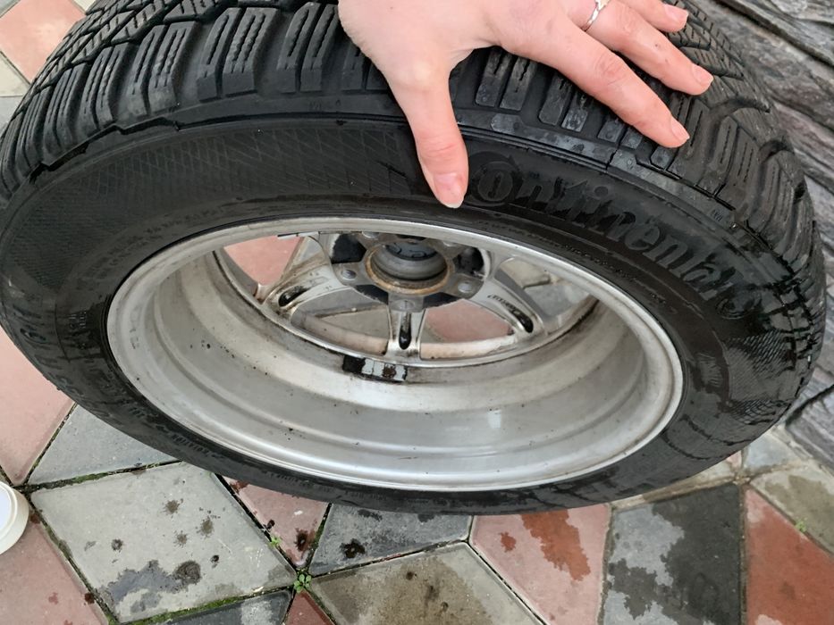Set Jante Aliaj R16 cu anvelope iarna 205/55 R16