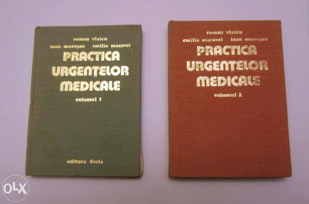 Practica urgentelor medicale vol. 1 & 2 (Roman Vlaicu, 1978)