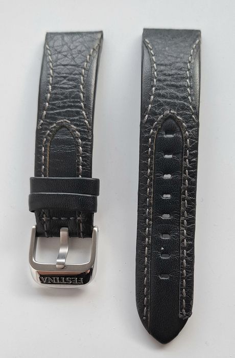 Curea ceas piele naturala Festina originala 22mma