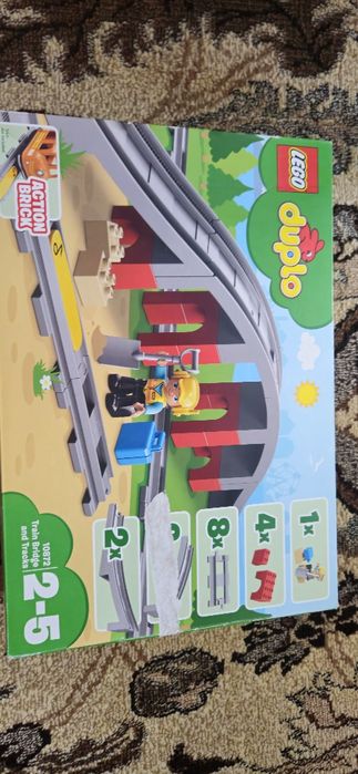 Lego duplo șine cale ferata