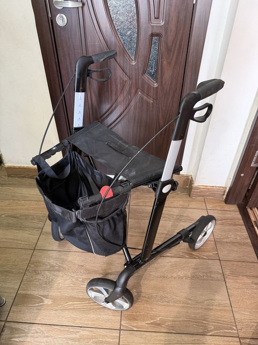 Cadru rulant ajutor deplasare batrani dizabilitati din aluminiu (nou)