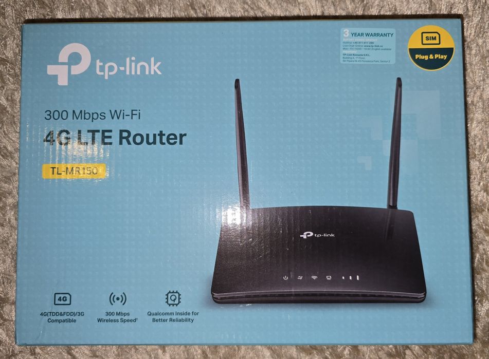 Tp-Link 4G LTE Router TL-MR 150 SIM

TL-MR 150