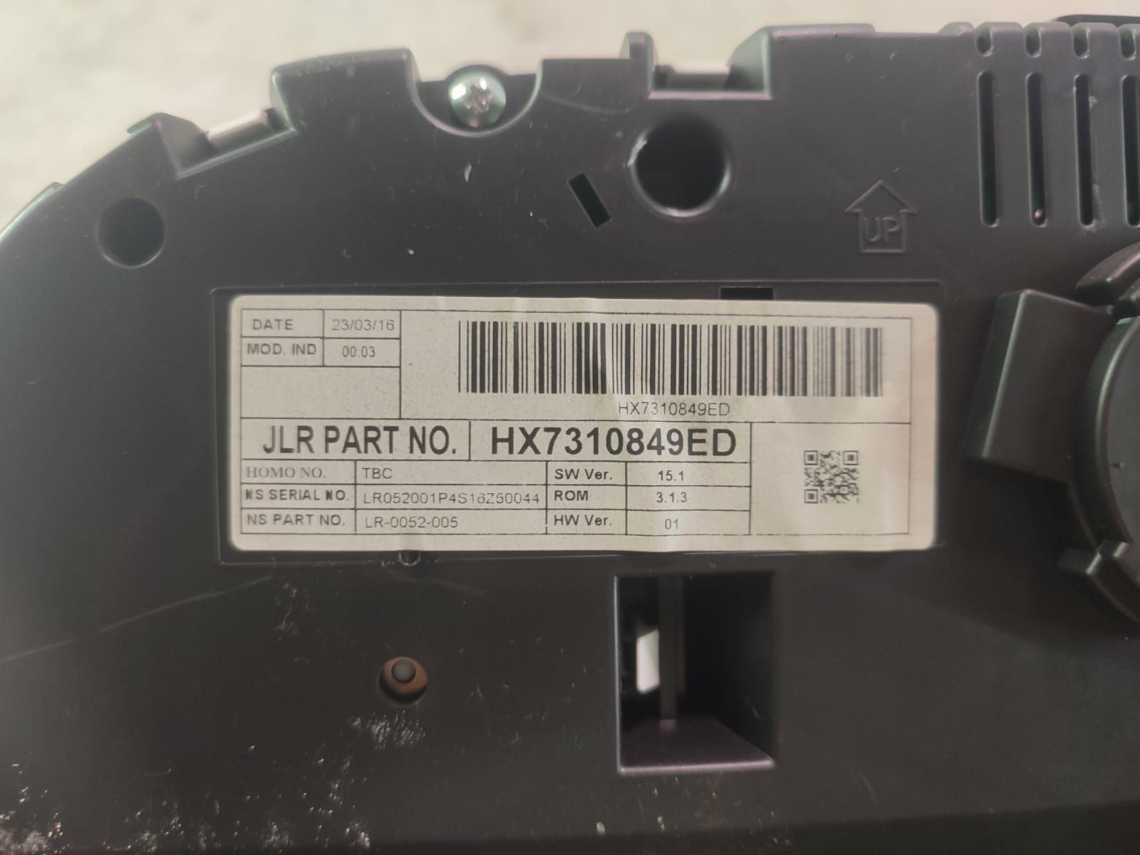 Ceasuri de bord Hx7310849ed Jaguar XE X760 [2014 - 2020] 2.0 AJ813164
