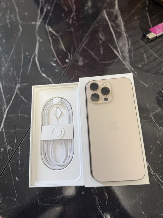Iphone 16 pro max gold 256gb impecabil