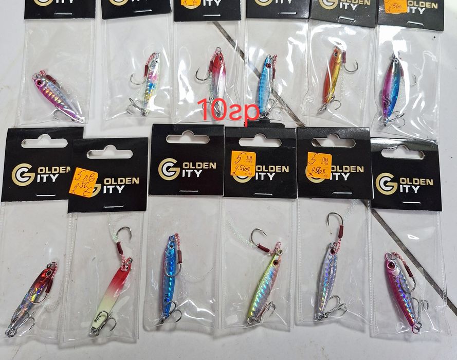 Джиг 10гр,15гр,20гр,30гр,40гр,60гр,70гр,80гр,100гр,120гр,150гр