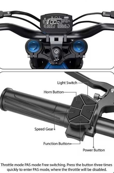 Електрически кросов мотор 2000W 48V 18.2AH, 24 мес гаранция