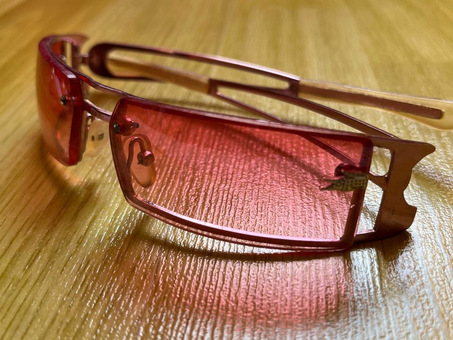 Ochelari de soare Lacoste vintage unisex, culoare roz