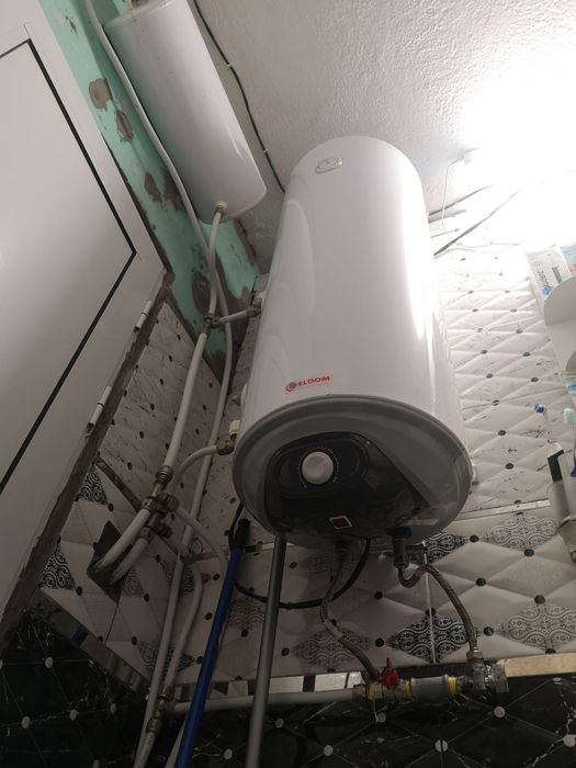 Камина с водна риза+боилер разширителен съд и лира за баня