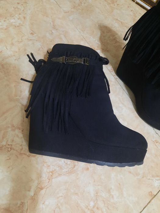 Полусапожки замшевые.Осенние