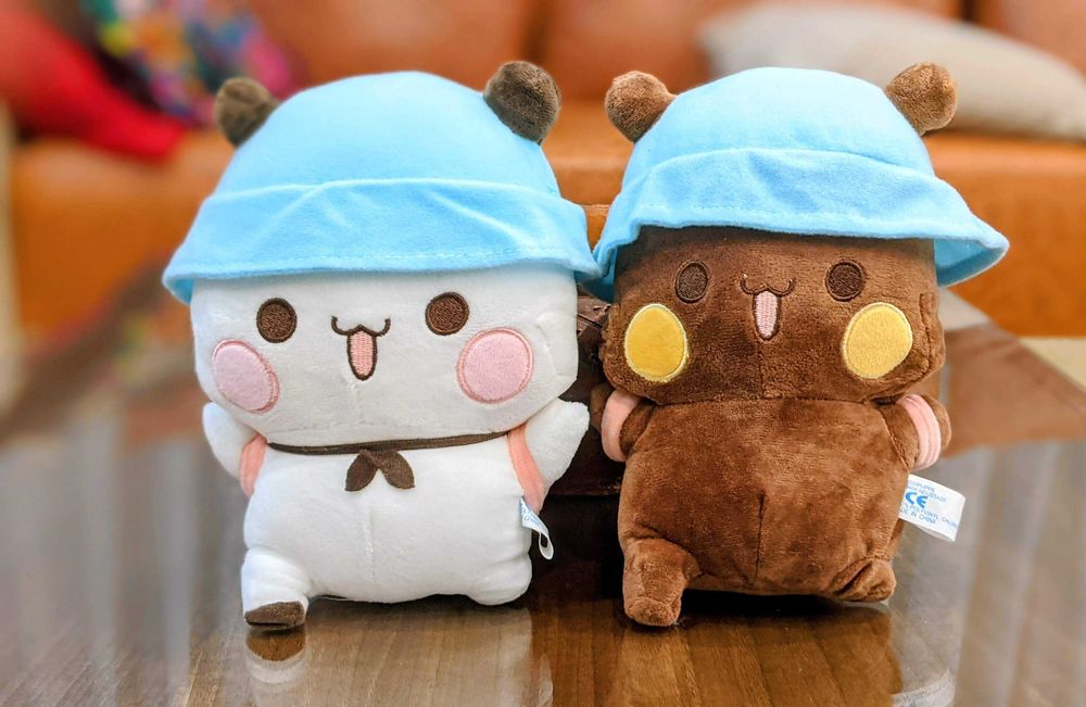 PLUS 20cm ursuleti Bubu Dudu - 2 MODELE - SET - STOC NOU