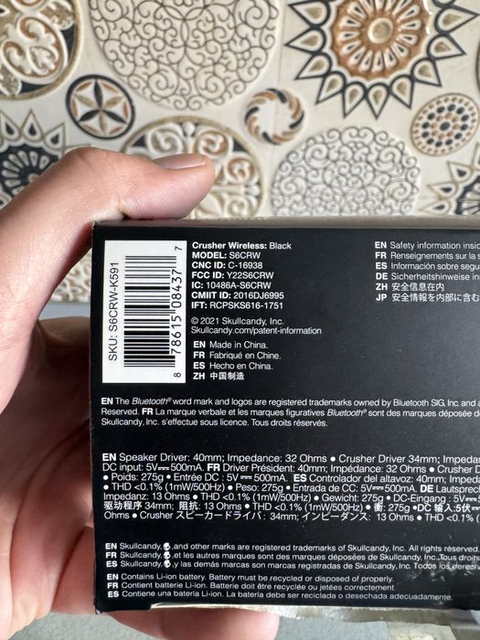 Casti wireless SkullCandy plus set mesh(bureti) noi