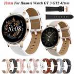 Curea piele 20mm pt ceas Huawei Watch GT 3 2 GT2 42mm GT3 Pro 43mm