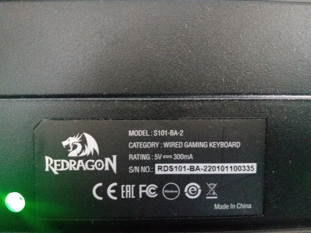 RGB Gaming keyboard REDRAGON edition